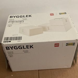 Stackable Lego storage boxes